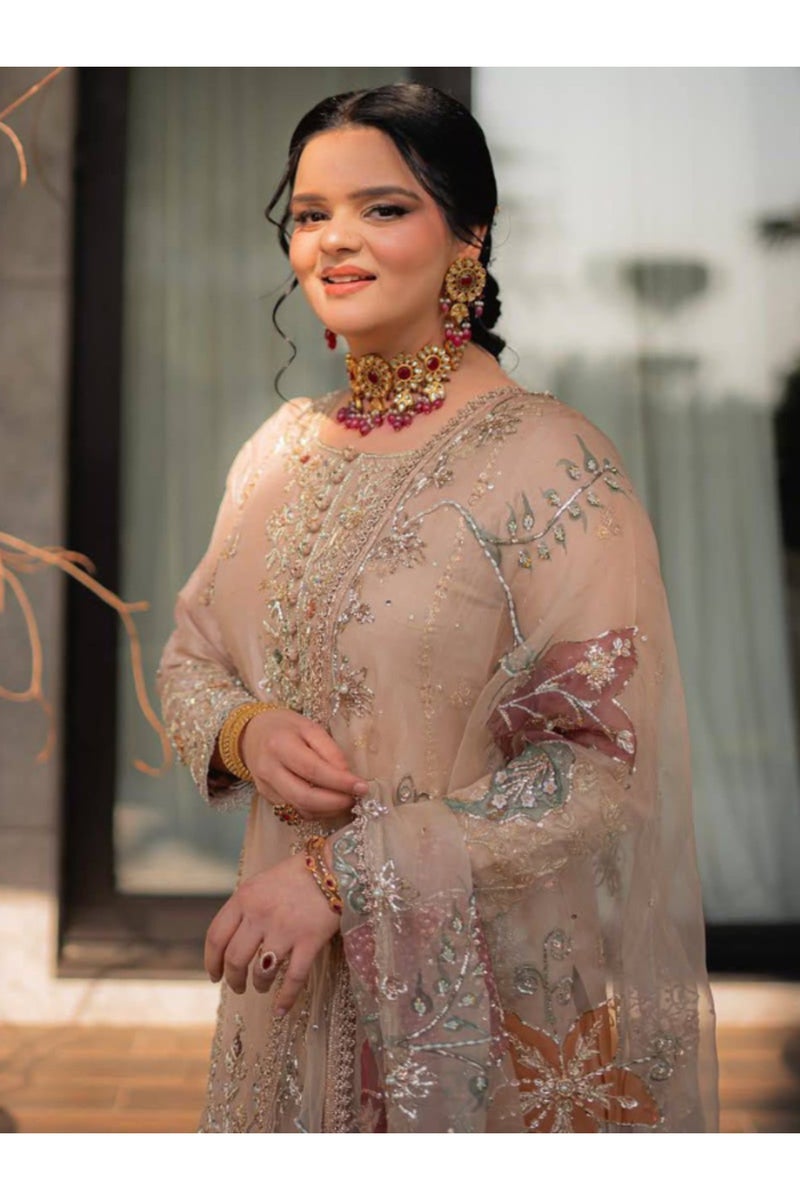 Chinon Kameez Salwar & Dupatta - HRT4889 - Image 2